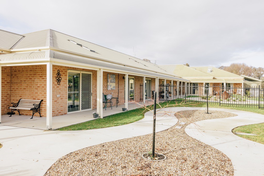 The Burrowa House residence and gardens